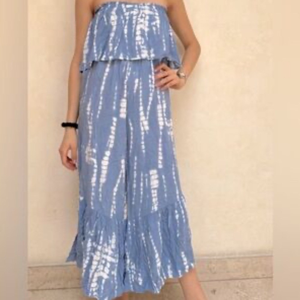 Japna Strapless Jumpsuit Size Medium